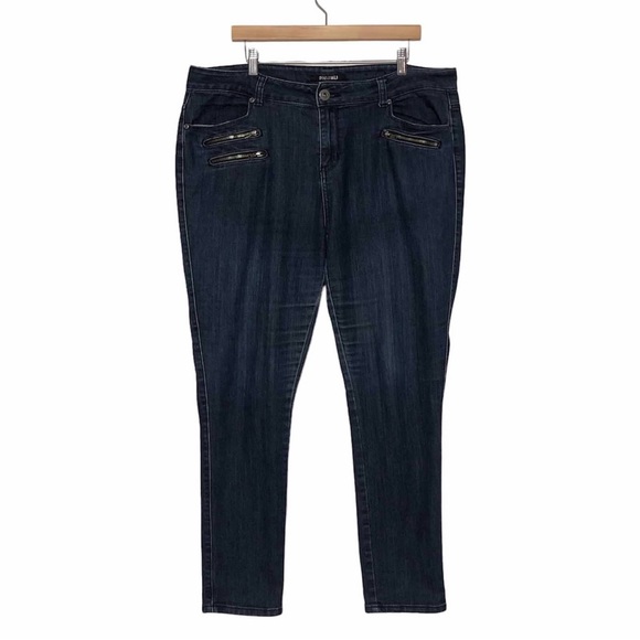 Roz & Ali Zipper Detailed Jeans - Picture 4 of 10